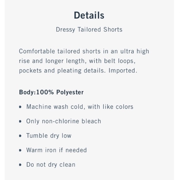 Abercrombie Dressy Tailored Shorts - Picture 5 of 5